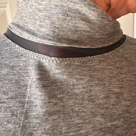 Athleta Heather Gray Long Sleeve Turtleneck Midi Dress - Picture 3 of 13